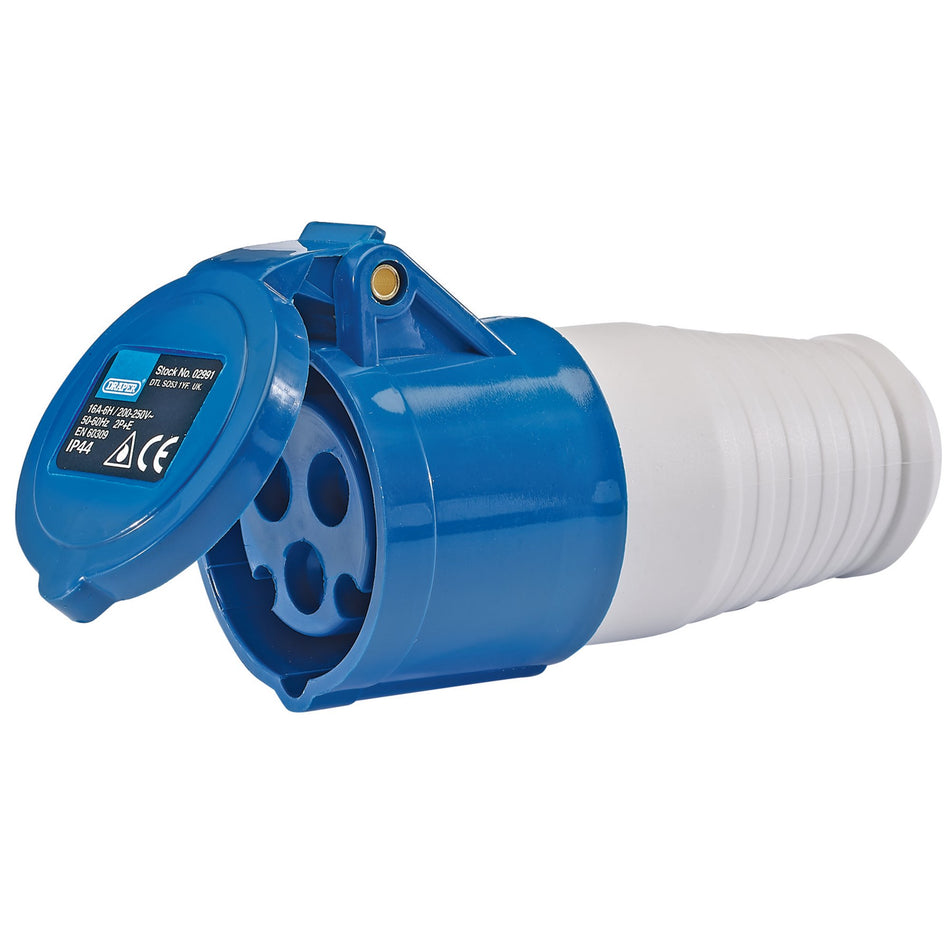 Draper 02991 230V IP44 Site Socket, 16A