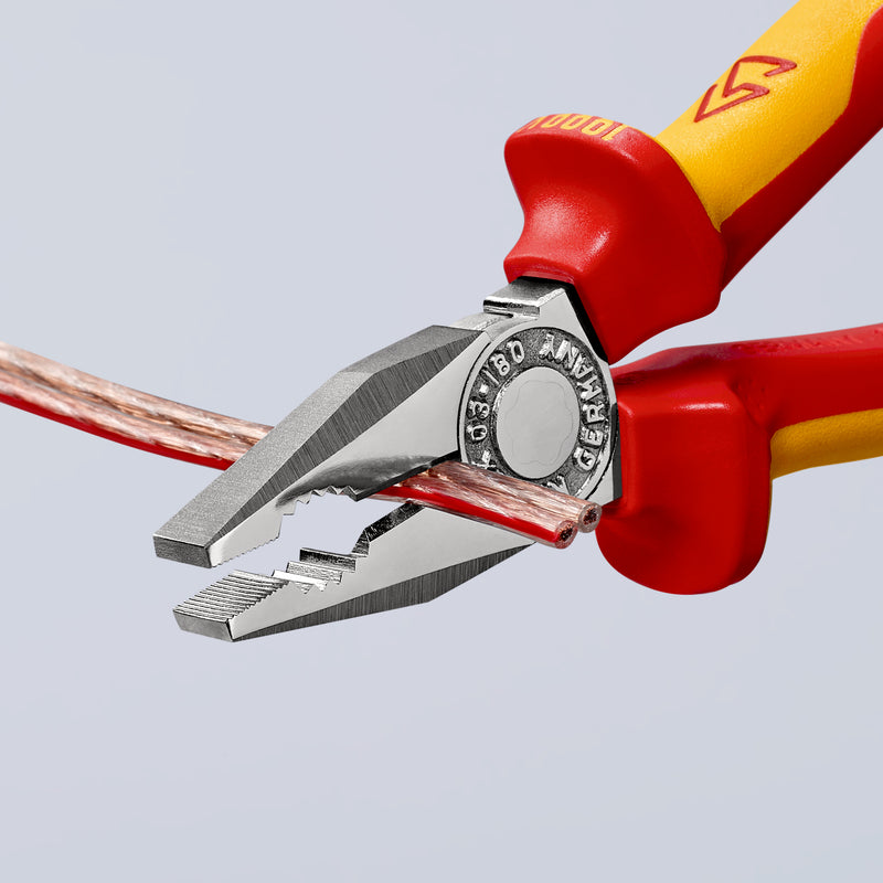 KNIPEX 03 06 180 T BK COMBINATION PLIERS TT