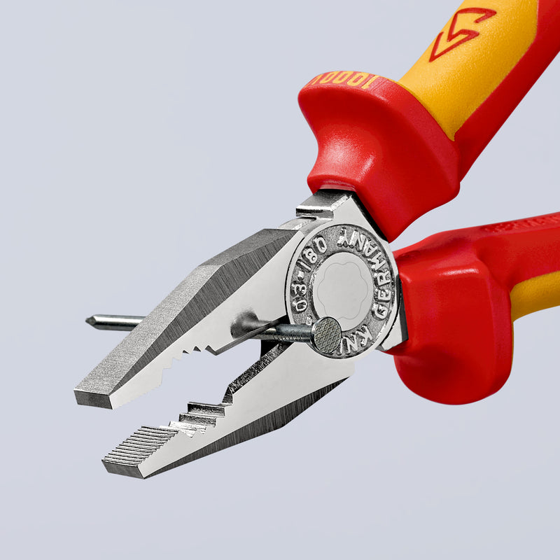KNIPEX 03 06 180 T BK COMBINATION PLIERS TT