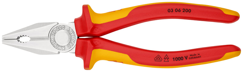 KNIPEX 03 06 200 COMBINATION PLIERS
