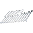 Draper 03115 Long Metric Combination Spanner Set (22 Piece)
