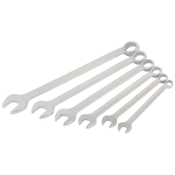 Draper 03131 Long Whitworth Combination Spanner Set (6 Piece)