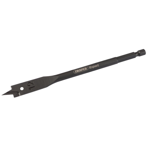 Draper 03155 Flat Wood Bit, 12mm