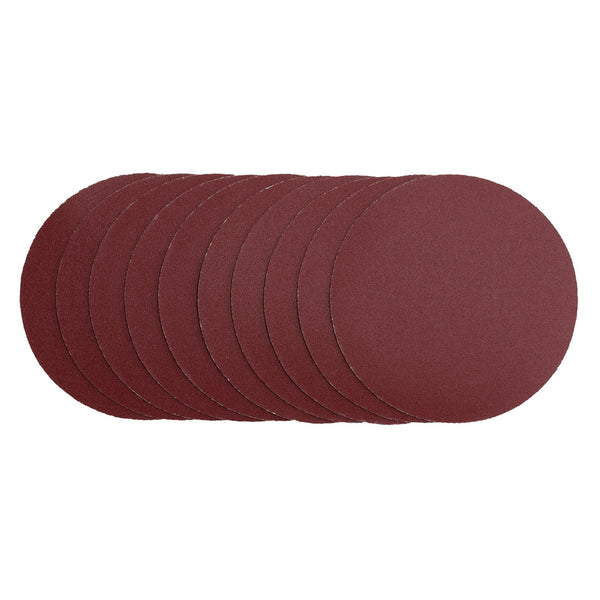 Draper 03156 Sanding Discs, 125mm, Hook & Loop, 240G (Pack of 10)