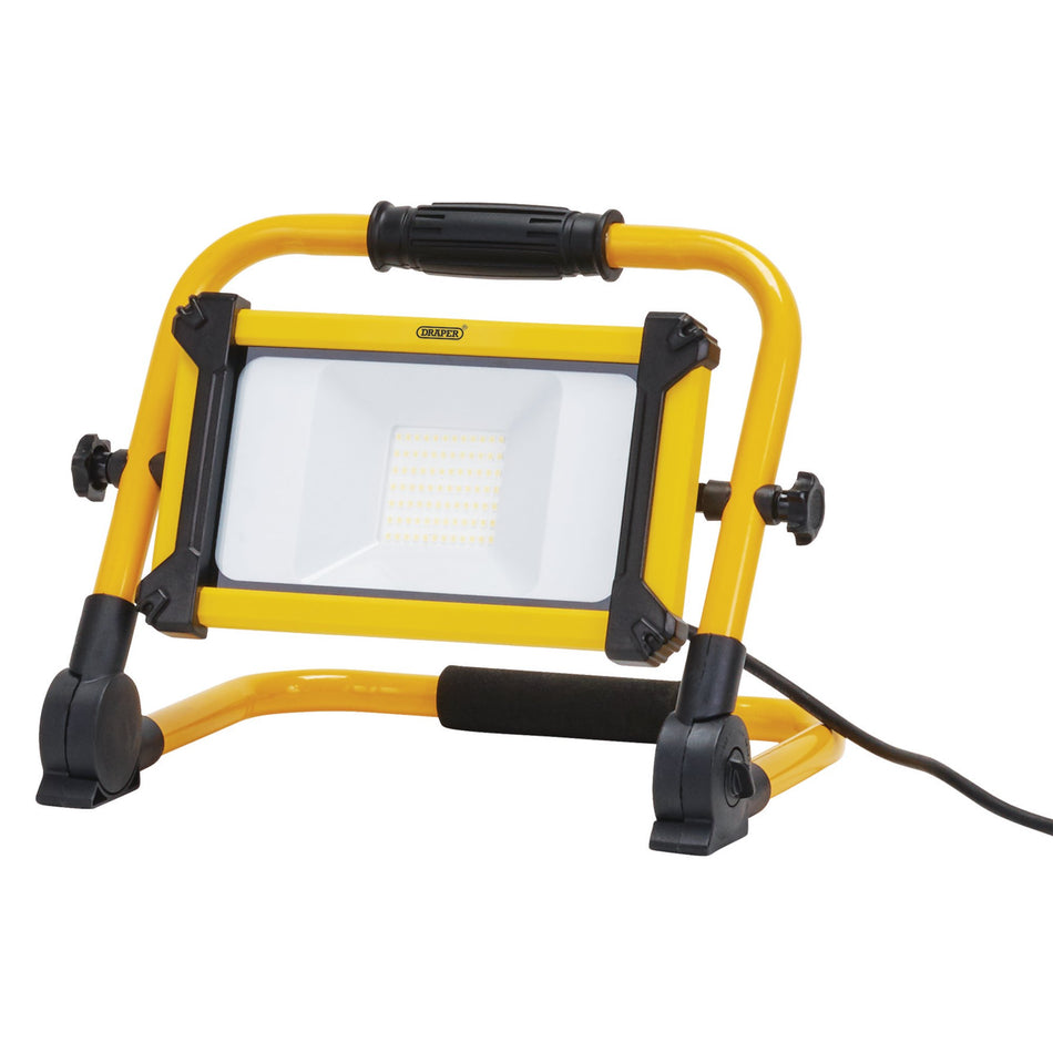 Draper 03171 110V SMD LED Folding Site Light, 10W, 1100 Lumens