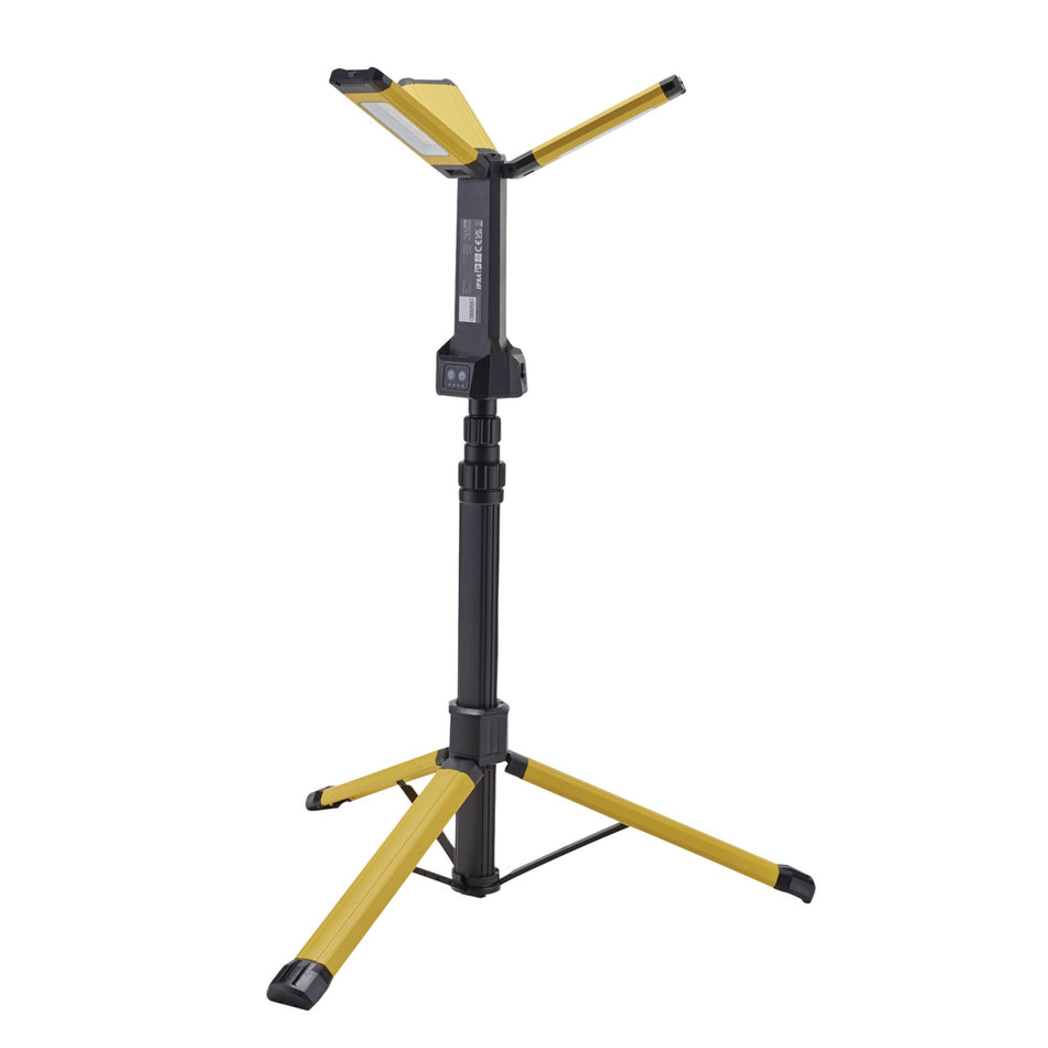 Draper 03186 230V Rechargeable Tripod Site Light, 20W, 2000 Lumens
