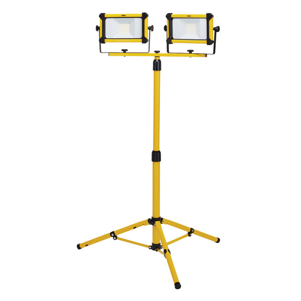 Draper 03195 110V SMD LED Tripod Site Light, 2 x 10W, 2200 Lumens