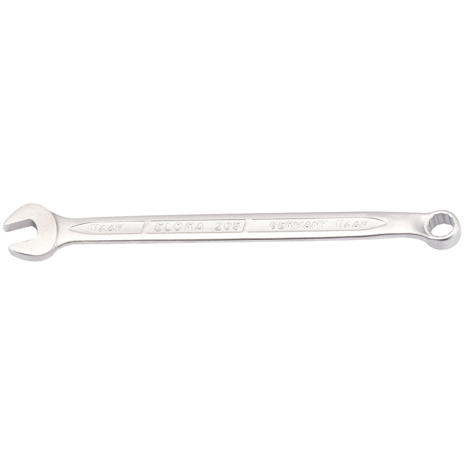 Draper 03222 Elora Long Imperial Combination Spanner, 1/4"