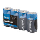 Draper 03977 Draper PowerUP Ultra Alkaline C Batteries (Pack of 4)
