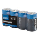 Draper 03979 Draper PowerUP Ultra Alkaline D Batteries (Pack of 4)