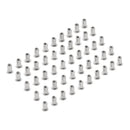 Draper 04051 Zinc Plated Threaded Insert Rivet Nuts, M4 x 0.7mm (Pack of 50)