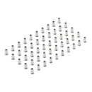 Draper 04052 Zinc Plated Threaded Insert Rivet Nuts, M5 x 0.8mm (Pack of 50)