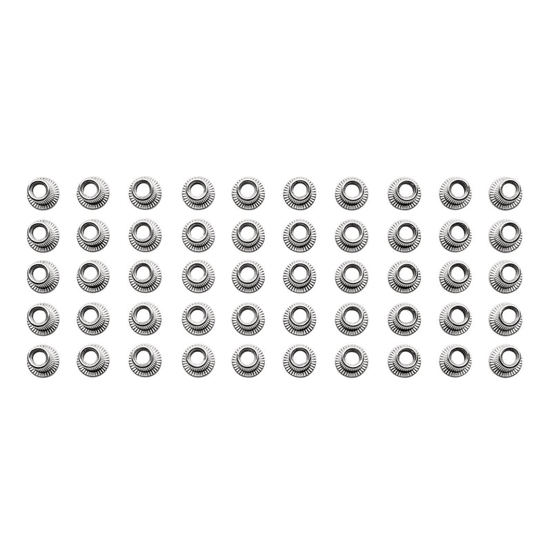 Draper 04052 Zinc Plated Threaded Insert Rivet Nuts, M5 x 0.8mm (Pack of 50)