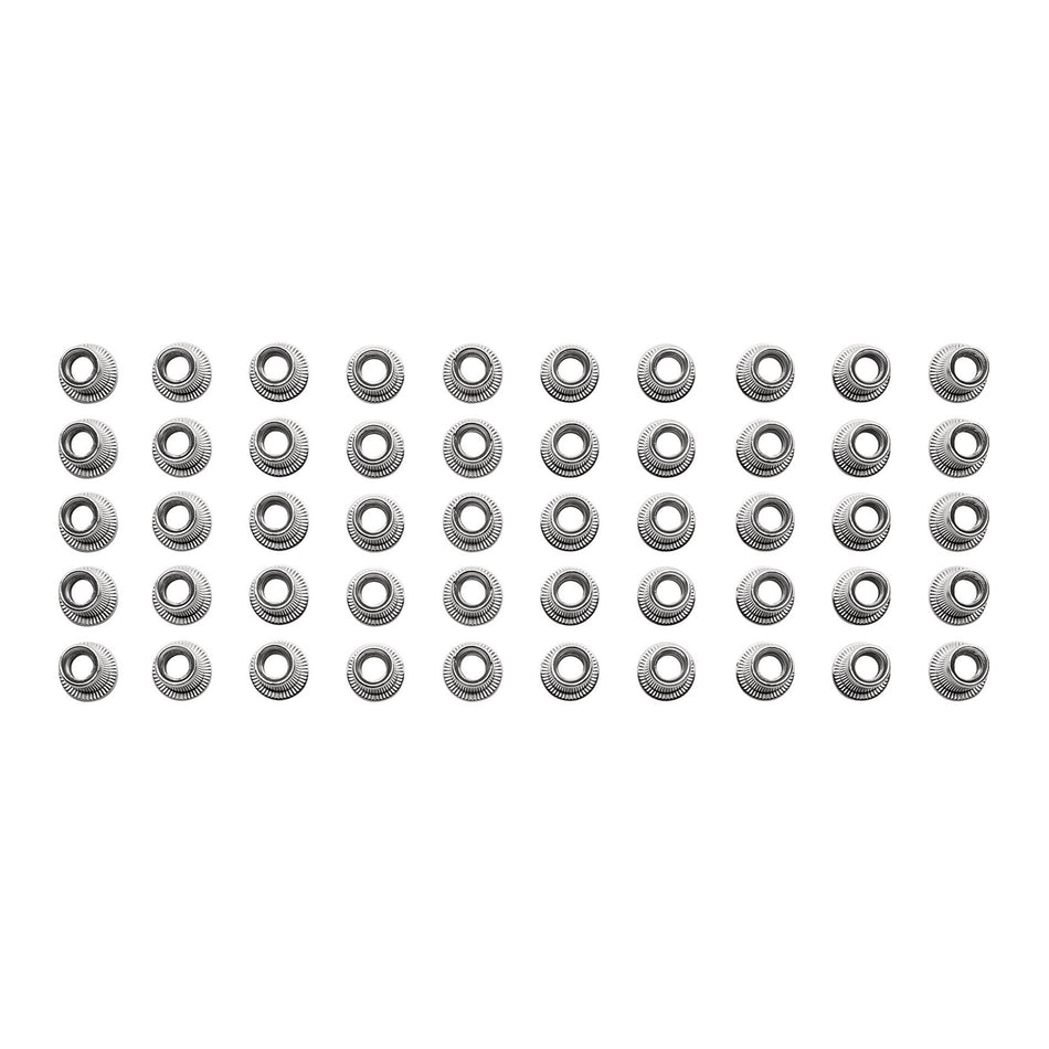 Draper 04053 Zinc Plated Threaded Insert Rivet Nuts, M6 x 1.0mm (Pack of 50)