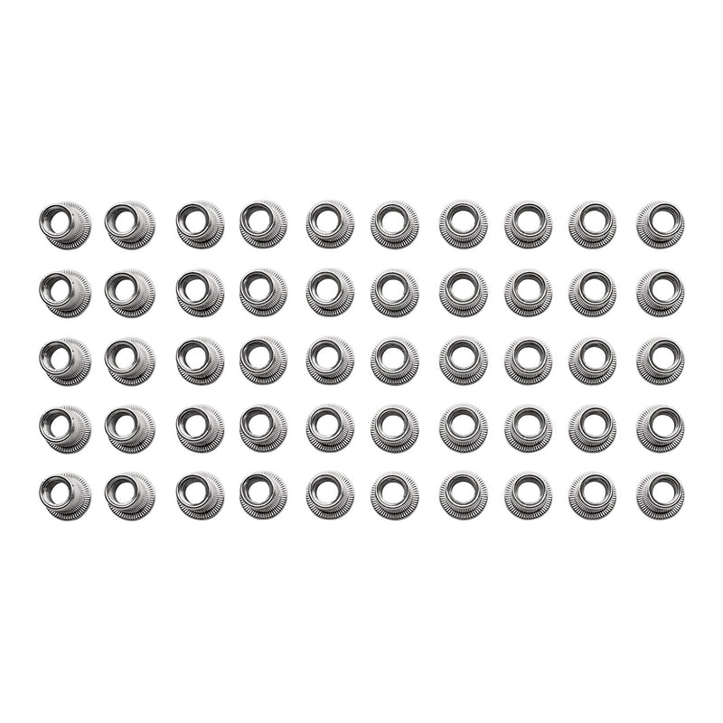 Draper 04054 Zinc Plated Threaded Insert Rivet Nuts, M8 x 1.25mm (Pack of 50)