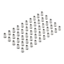 Draper 04056 Zinc Plated Threaded Insert Rivet Nuts, M10 x 1.5mm (Pack of 50)