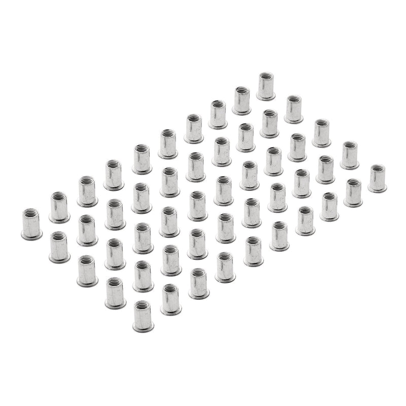Draper 04056 Zinc Plated Threaded Insert Rivet Nuts, M10 x 1.5mm (Pack of 50)