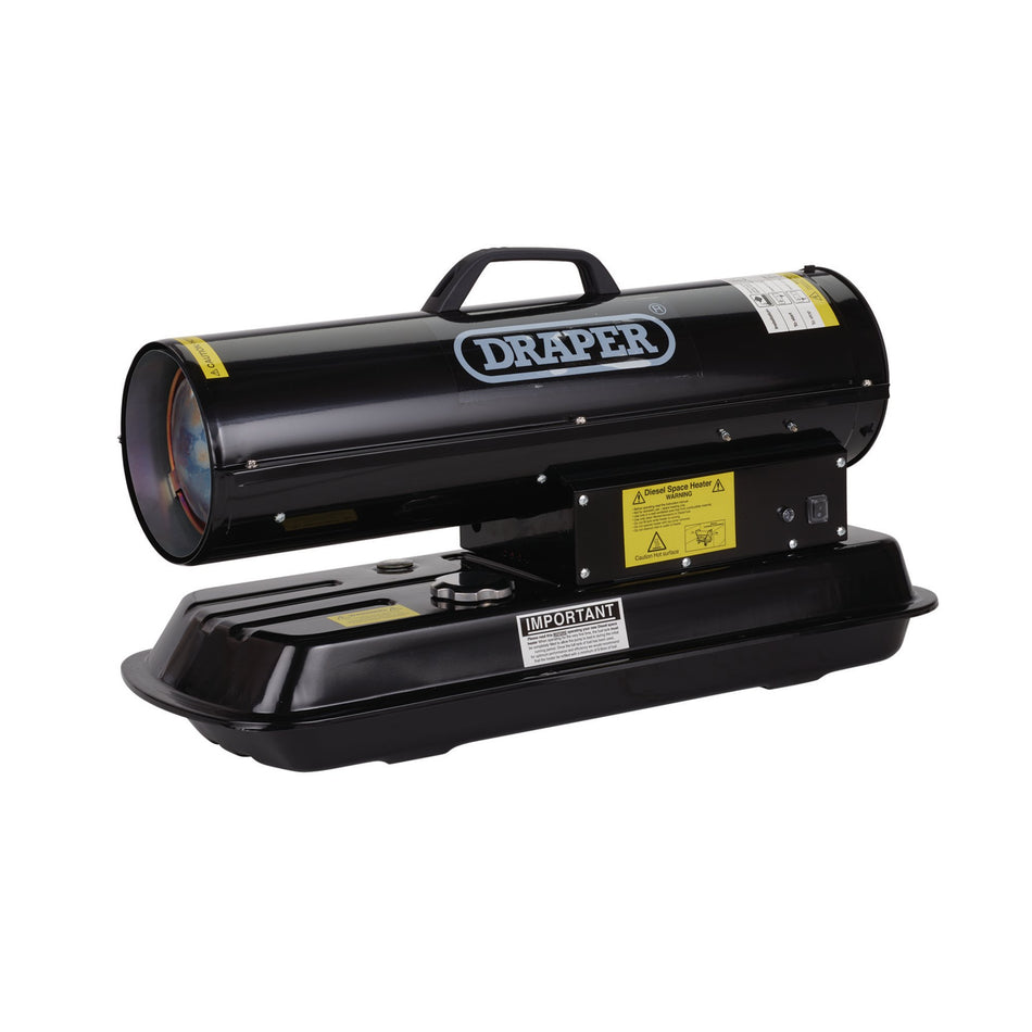 Draper 04174 230V Diesel and Kerosene Space Heater, 51,200 BTU/15kW
