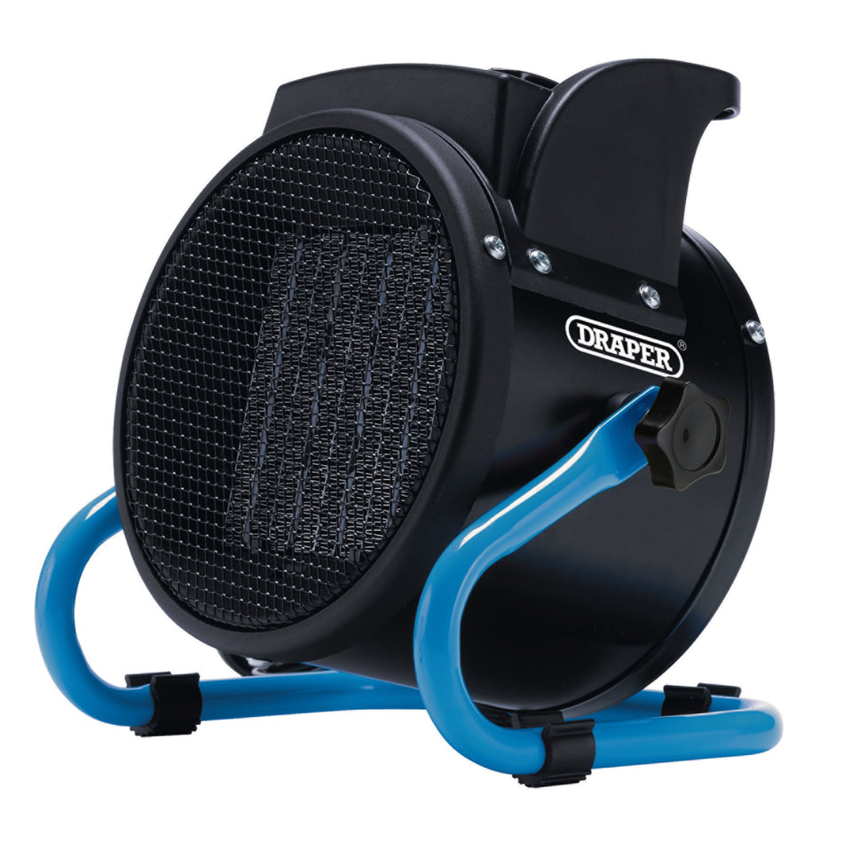 Draper 04565 230V PTC Electric Space Heater, 2kW, 6824 BTU