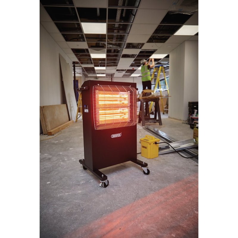 Draper 04746 110V Infrared Cabinet Heater, 2.4kW, 8188 BTU