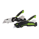 Draper 04773 Retractable & Folding Trimming Knife Set with 10 x SK2 Two Notch Blades