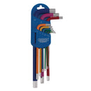 Draper 04905 Draper Expert Metric Long Arm Hex Key Set, Colour Coded (9 Piece)