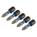 Draper 04934 Draper Expert Cross Slot/PH Type Impact Screwdriver Bits, No.1 x 25mm, 1/4" Hex (Pack of 5)