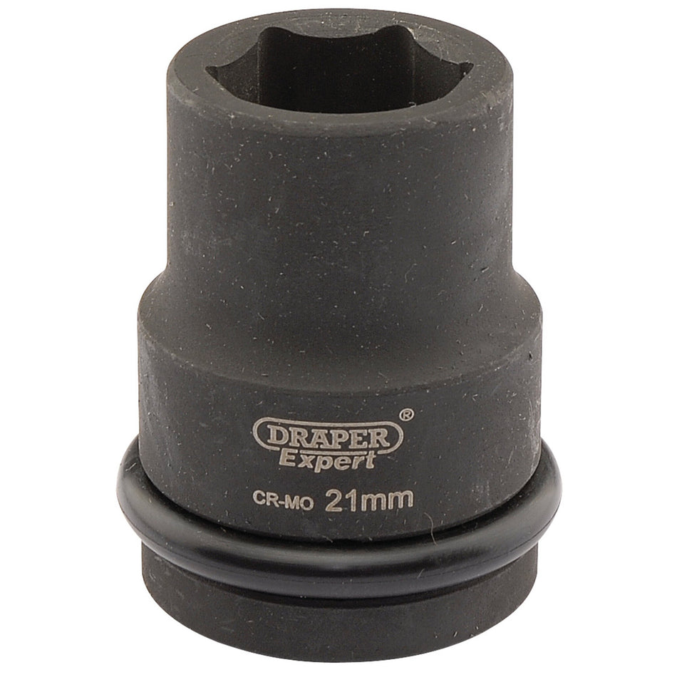 Draper 05002 Expert HI-TORQ® 6 Point Impact Socket, 3/4" Sq. Dr., 21mm