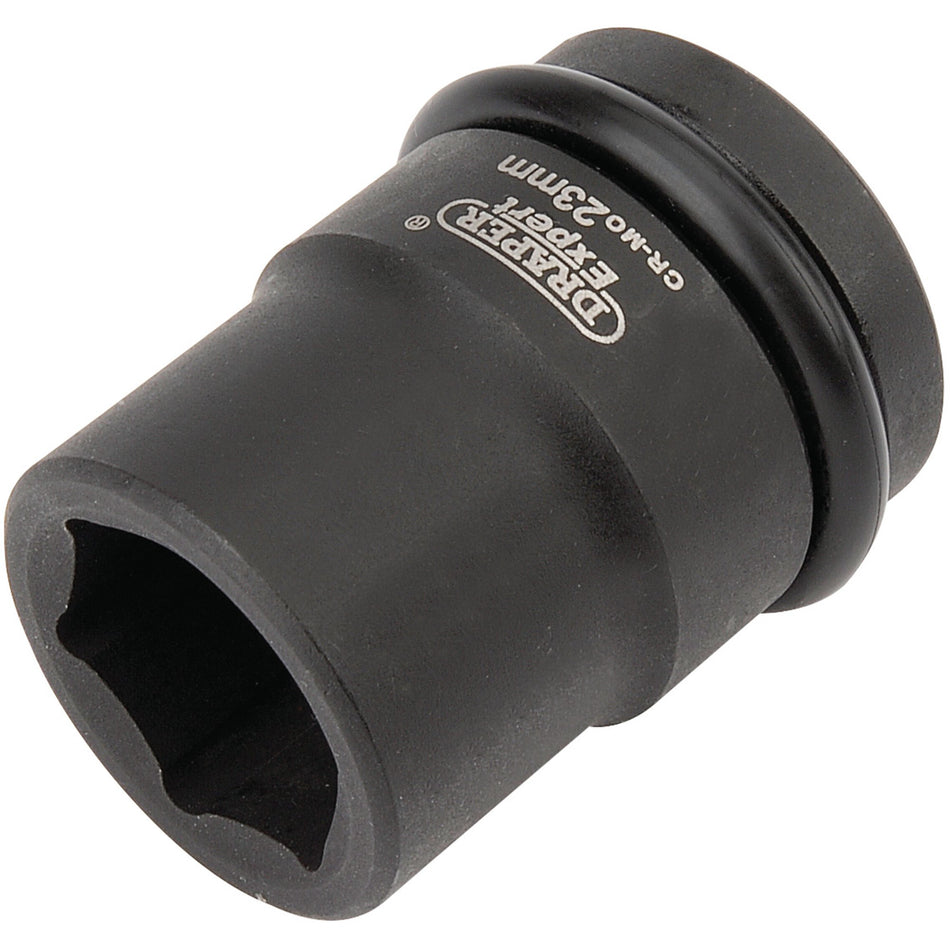 Draper 05004 Expert HI-TORQ® 6 Point Impact Socket, 3/4" Sq. Dr., 23mm