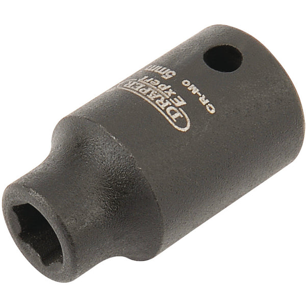 Draper 05005 Expert HI-TORQ&#174; 6 Point Impact Socket, 1/4" Sq. Dr., 5mm