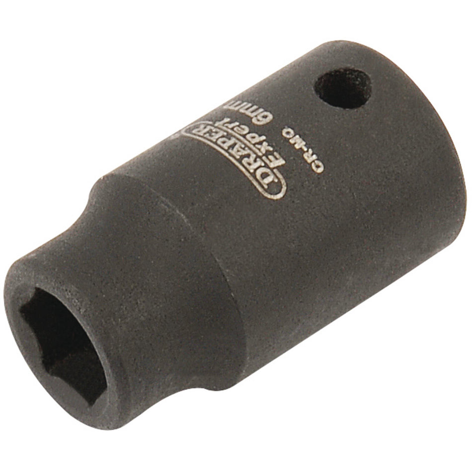 Draper 05009 Expert HI-TORQ® 6 Point Impact Socket, 1/4" Sq. Dr., 6mm