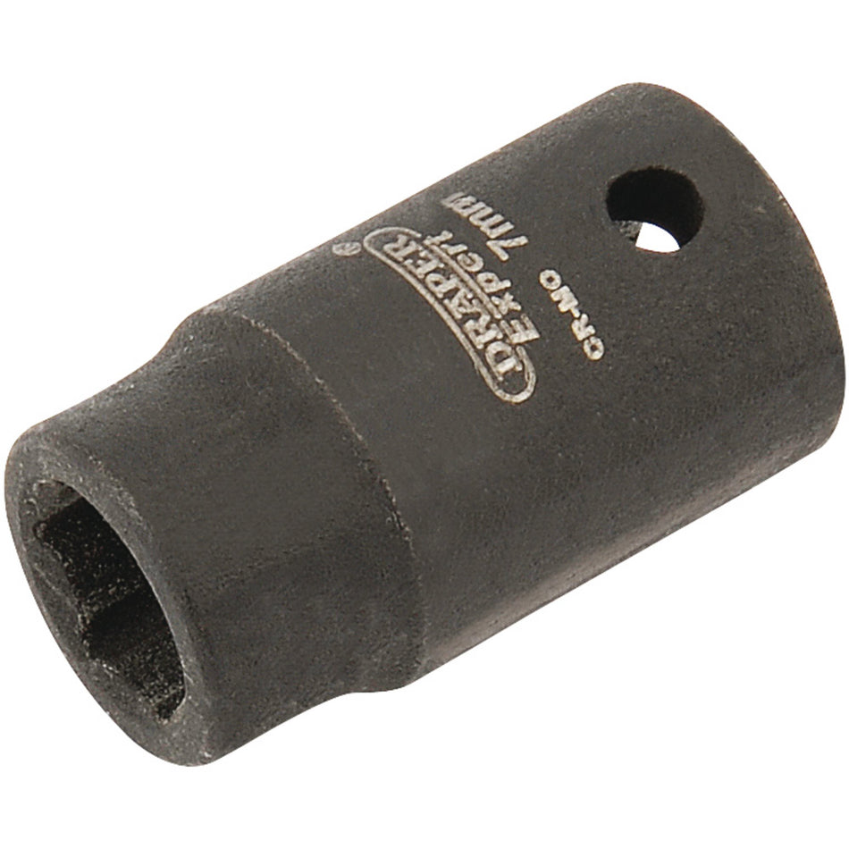 Draper 05011 Expert HI-TORQ® 6 Point Impact Socket, 1/4" Sq. Dr., 7mm