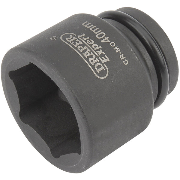Draper 05021 Expert HI-TORQ&#174; 6 Point Impact Socket, 3/4" Sq. Dr., 40mm