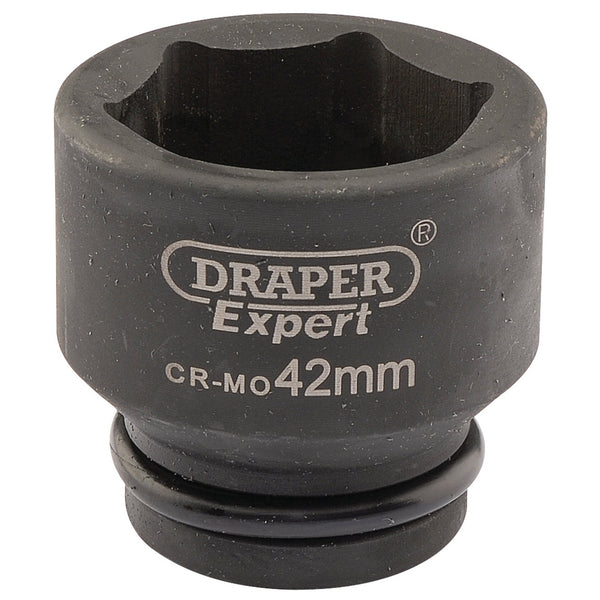 Draper 05023 Expert HI-TORQ&#174; 6 Point Impact Socket, 3/4" Sq. Dr., 42mm