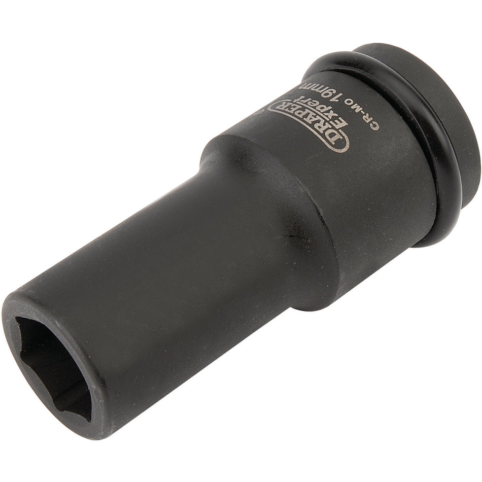 Draper 05051 Expert HI-TORQ® 6 Point Deep Impact Socket, 3/4" Sq. Dr., 19mm