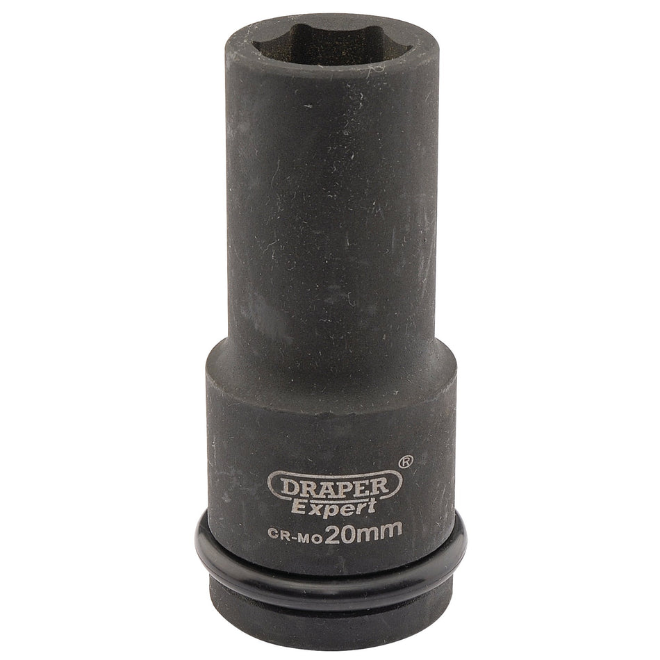 Draper 05052 Expert HI-TORQ® 6 Point Deep Impact Socket, 3/4" Sq. Dr., 20mm