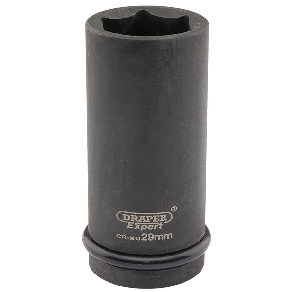 Draper 05061 Expert HI-TORQ&#174; 6 Point Deep Impact Socket, 3/4" Sq. Dr., 29mm