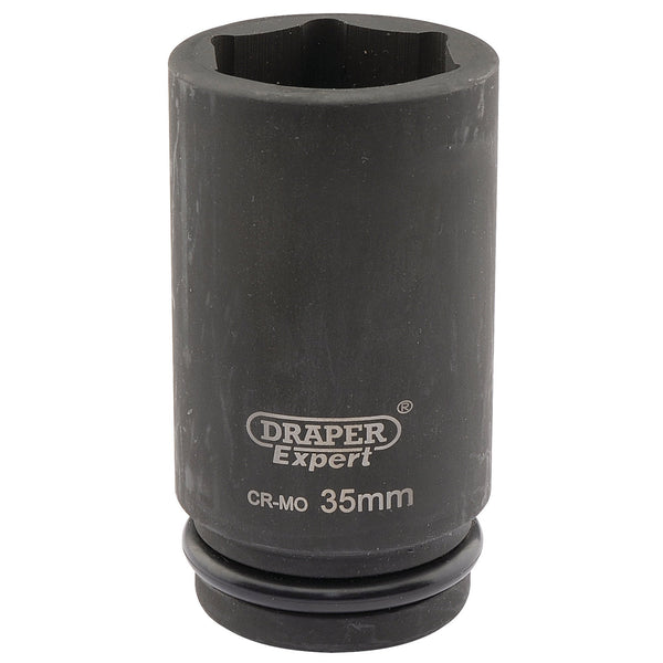 Draper 05066 Expert HI-TORQ&#174; 6 Point Deep Impact Socket, 3/4" Sq. Dr., 35mm