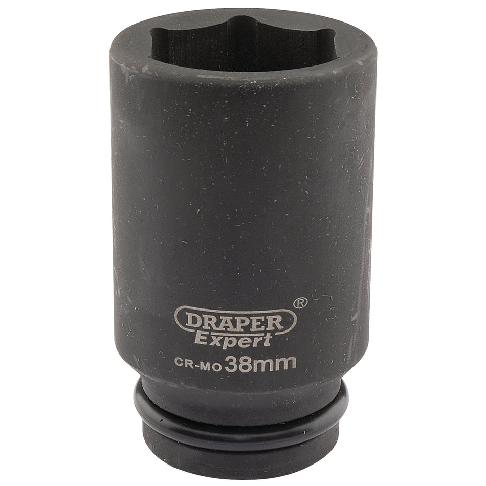 Draper 05069 Expert HI-TORQ® 6 Point Deep Impact Socket, 3/4" Sq. Dr., 38mm