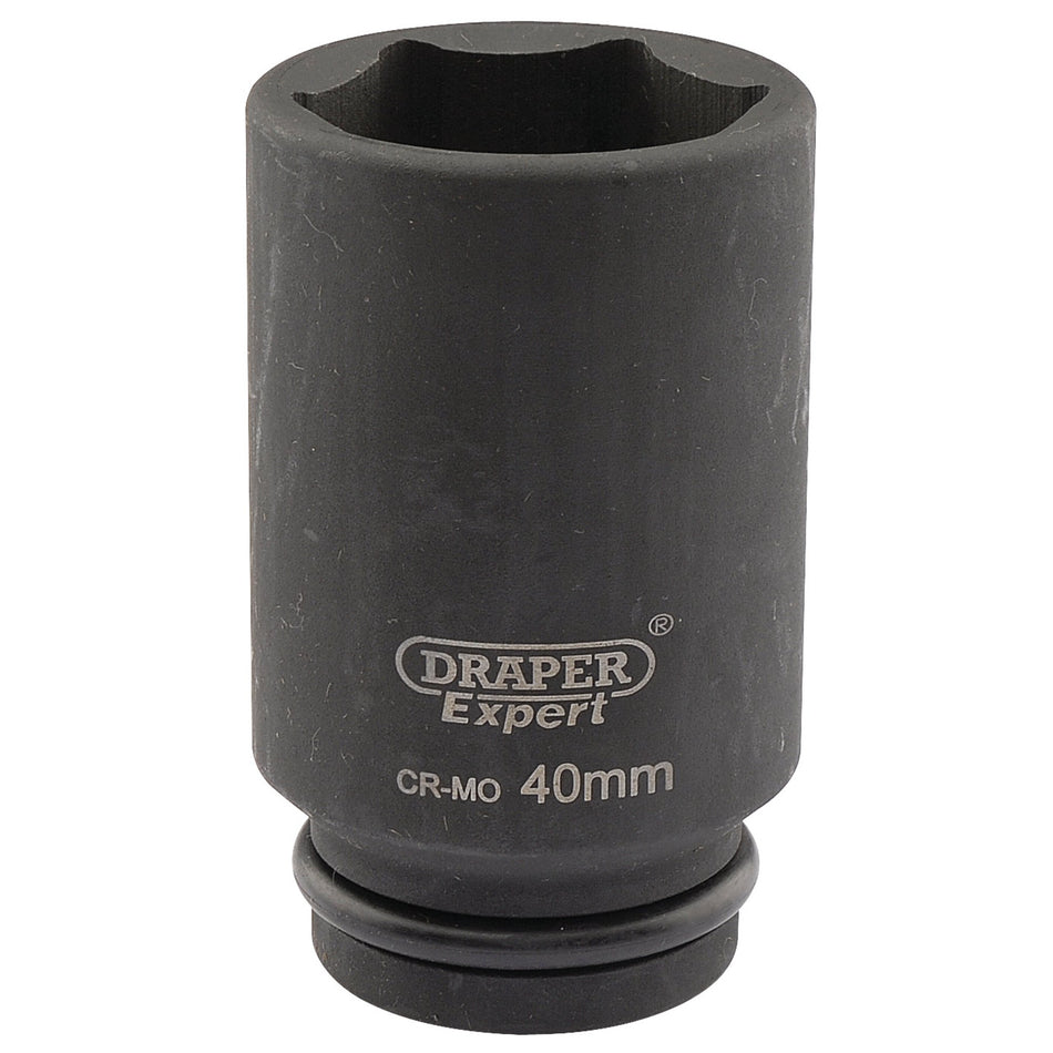 Draper 05071 Expert HI-TORQ® 6 Point Deep Impact Socket, 3/4" Sq. Dr., 40mm