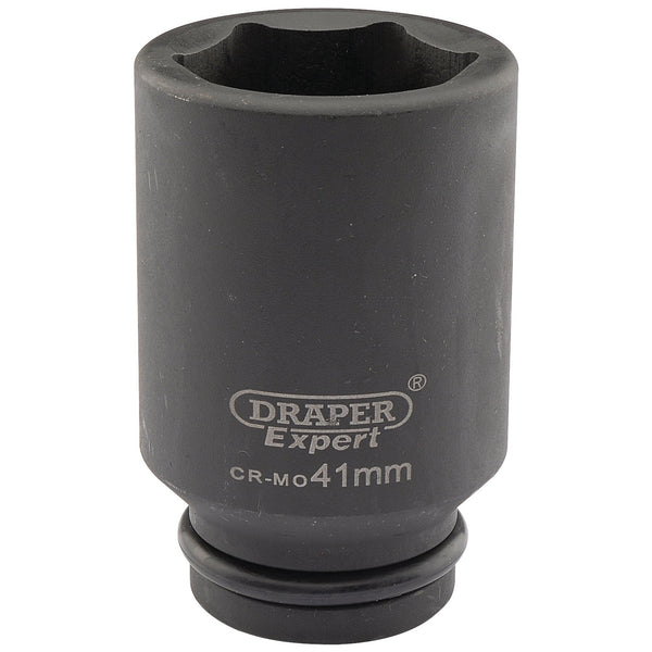 Draper 05072 Expert HI-TORQ&#174; 6 Point Deep Impact Socket, 3/4" Sq. Dr., 41mm
