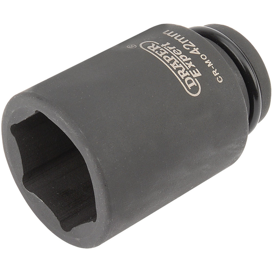 Draper 05073 Expert HI-TORQ® 6 Point Deep Impact Socket, 3/4" Sq. Dr., 42mm