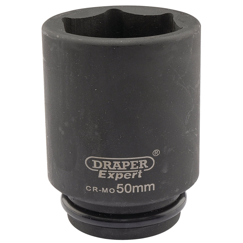 Draper 05081 Expert HI-TORQ® 6 Point Deep Impact Socket, 3/4" Sq. Dr., 50mm