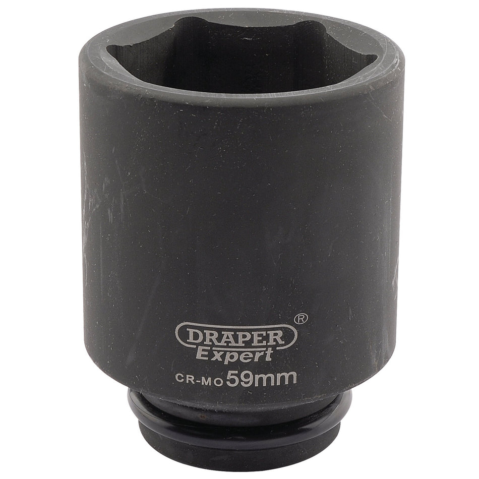 Draper 05087 Expert HI-TORQ® 6 Point Deep Impact Socket, 3/4" Sq. Dr., 59mm
