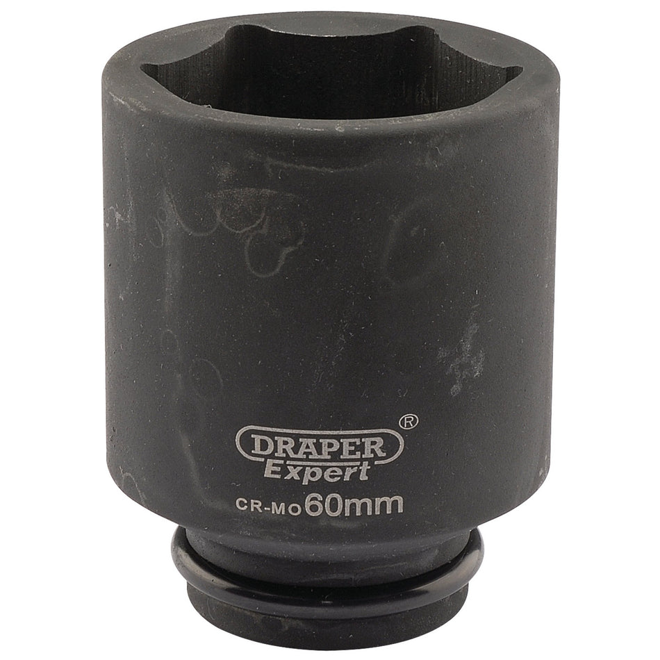 Draper 05088 Expert HI-TORQ® 6 Point Deep Impact Socket, 3/4" Sq. Dr., 60mm