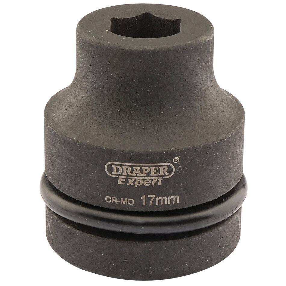 Draper 05098 HI-TORQ® Expert 6 Point Impact Socket, 1" Sq. Dr., 17mm
