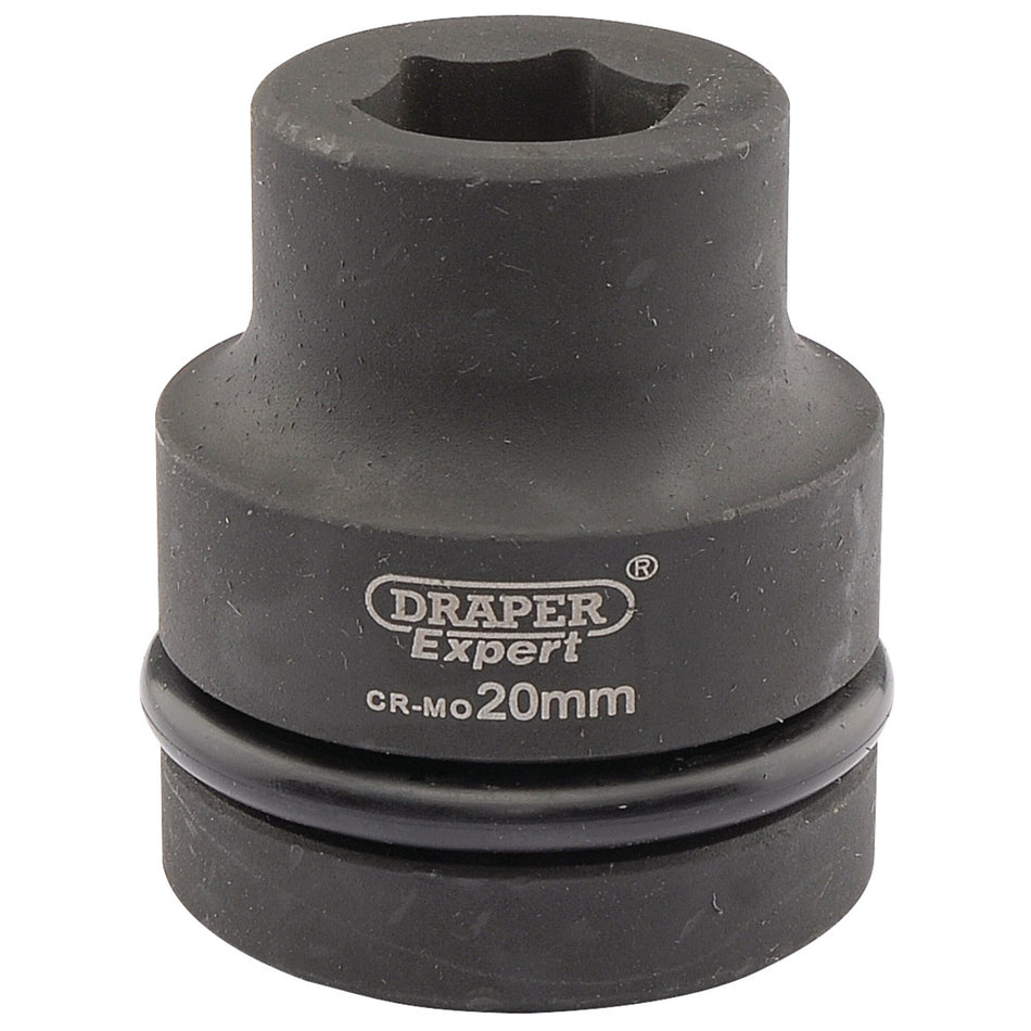 Draper 05101 Expert HI-TORQ® 6 Point Impact Socket, 1" Sq. Dr., 20mm