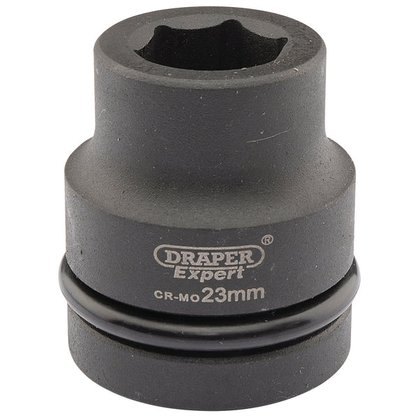 Draper 05104 Expert HI-TORQ&#174; 6 Point Impact Socket, 1" Sq. Dr., 23mm