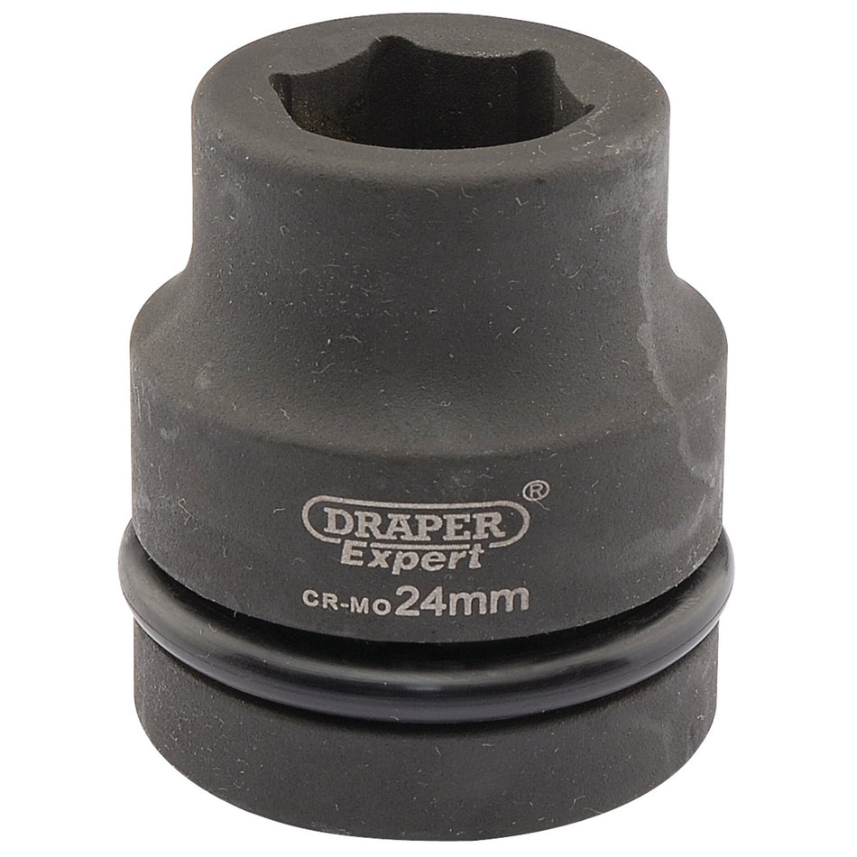 Draper 05105 Expert HI-TORQ® 6 Point Impact Socket, 1" Sq. Dr., 24mm