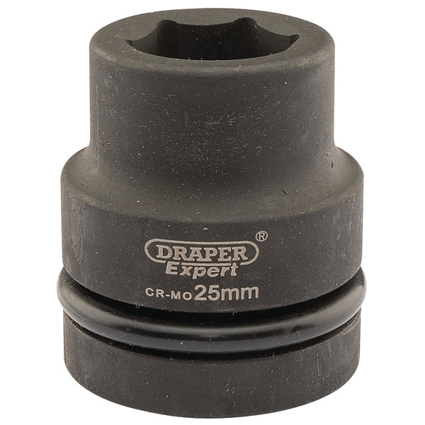 Draper 05106 Expert HI-TORQ&#174; 6 Point Impact Socket, 1" Sq. Dr., 25mm